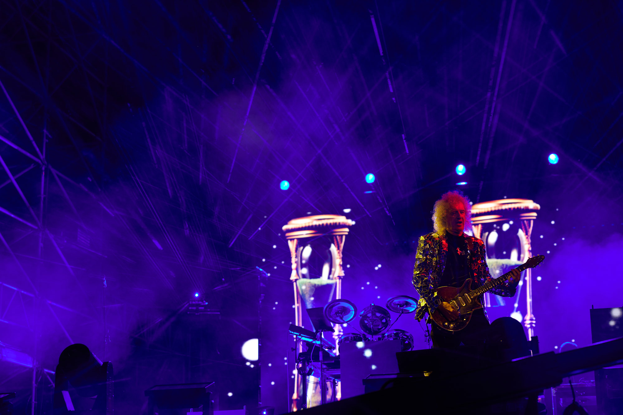 Jean-Michel Jarre live, lighting by Placing Shadows