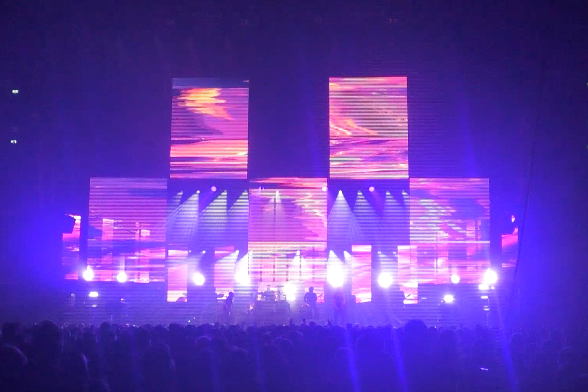 Placebo live, lighting by Placing Shadows