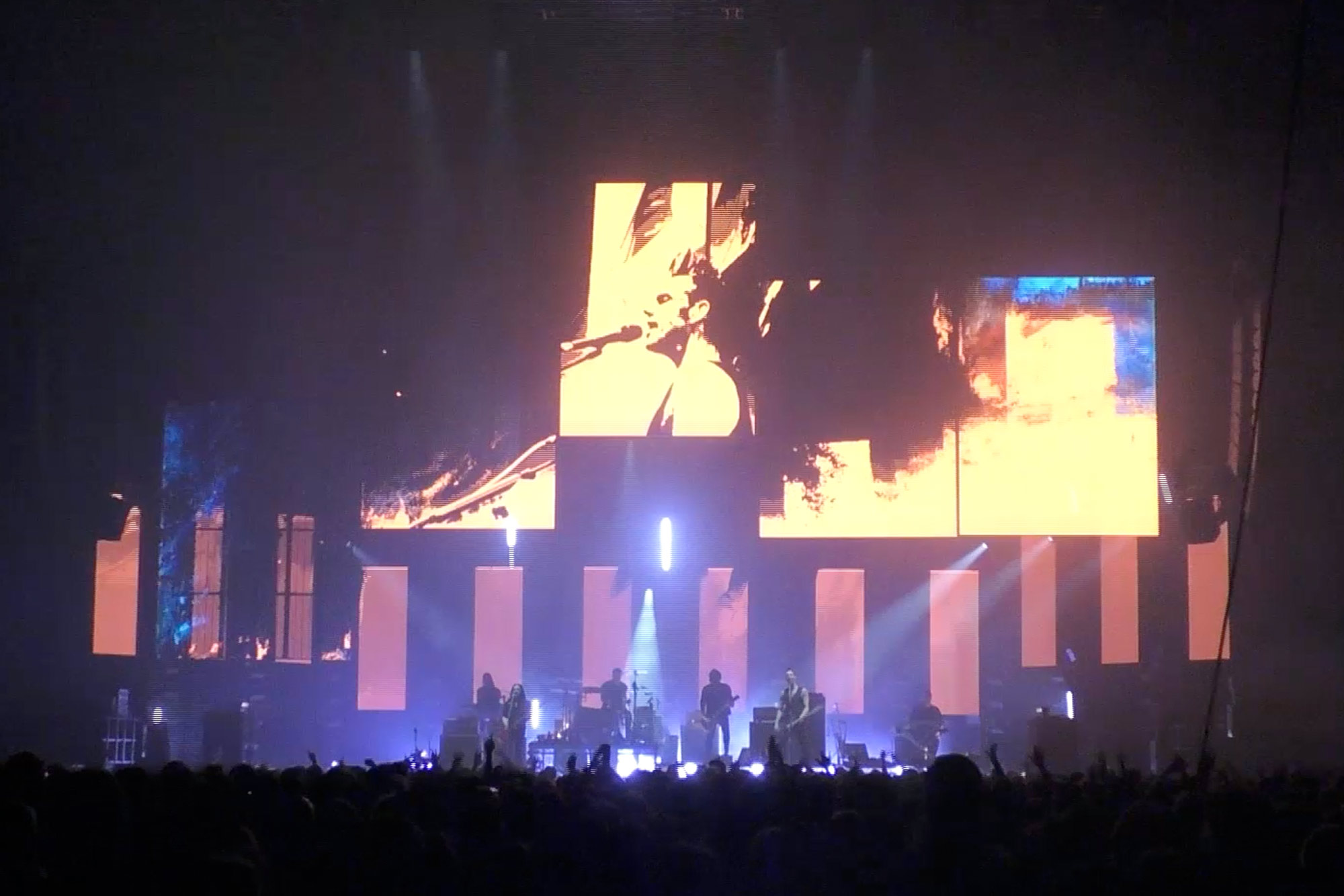 Placebo live, lighting by Placing Shadows